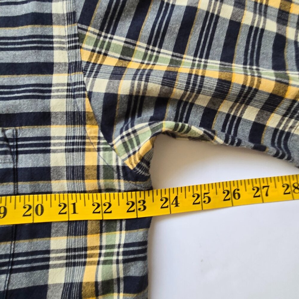 Pendleton Seaside Men's Large Madras Plaid Short Sleeve Camp Shirt Classic - Picture 7 of 8